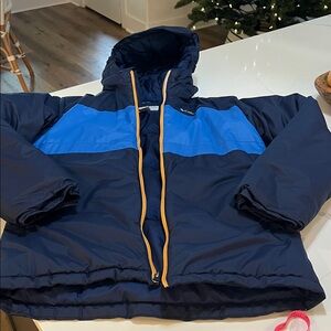 Columbia Kids Navy and Blue Puffer Jacket